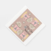 シーズンコーヒークリスマスサンタナプキンス スタンダードランチョンナプキン (角)