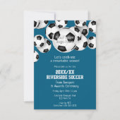 シーズンサッカー賞晩餐会ANYカラー 招待状 (正面)