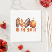 シーズンサンクスギビングカボチャ スタンダードランチョンナプキン (インサイチュ)