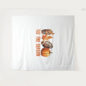 シーズンサンクスギビングカボチャ タペストリー (正面(横))