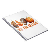 シーズンサンクスギビングカボチャ ノートブック (右側)