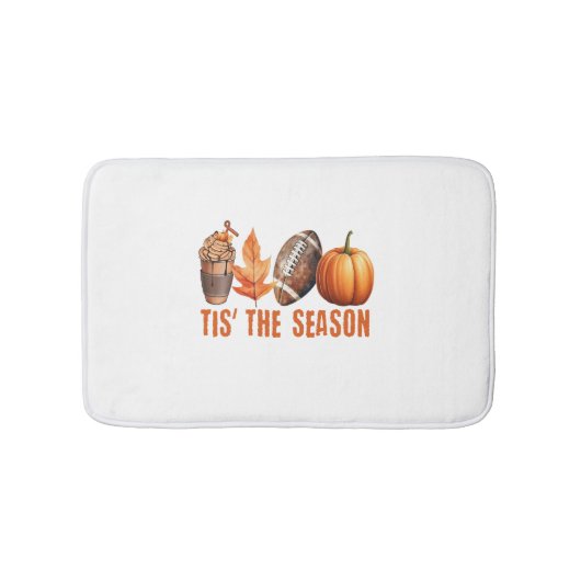 シーズンサンクスギビングカボチャ バスマット (正面)