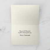 シーズンサンタとイエスの理由 カード (内部)