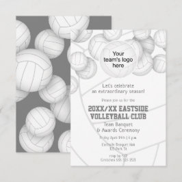 シーズンシンプルバレーボール賞の晩餐会 招待状