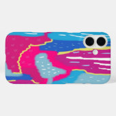 シーズンスケープ抽象芸術 Case-Mate iPhoneケース (裏面 (横))