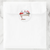 シーズンステッカー ラウンドシール (バッグ)