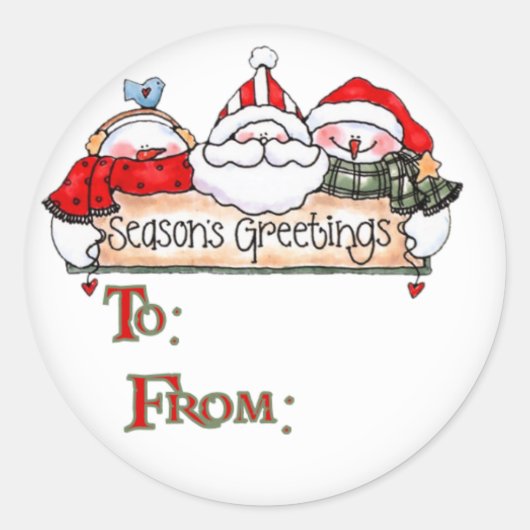 シーズンステッカー ラウンドシール (正面)