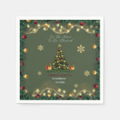 シーズンズはブライダルシャワー結婚したナプキン スタンダードカクテルナプキン (正面)