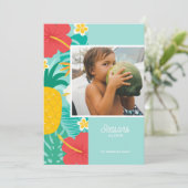 シーズンズアロハハワイアンクリスマスフォト シーズンカード (スタンド正面)