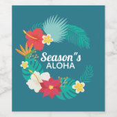 シーズンズアロハハワイアン ワインラベル (シングルラベル)