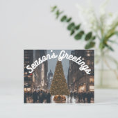 シーズンズグリーティングアーバンシティホリデーポストカード シーズンポストカード (スタンド正面)