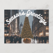シーズンズグリーティングアーバンシティホリデーポストカード シーズンポストカード (正面)