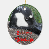 シーズンズグリーティングカナダグースホリデイ セラミックオーナメント (左)