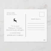 シーズンズグリーティングカントリー素朴パインリースウッド シーズンポストカード (裏面)