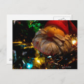 シーズンズグリーティングサンタオーナメント写真はがき シーズンポストカード (正面/裏面)