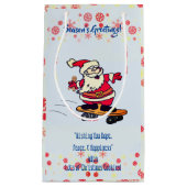 シーズンズグリーティングサンタ スモールペーパーバッグ (正面)