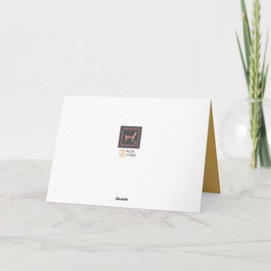 シーズンズグリーティングスノーの枝を折り畳んだ休日 シーズンカード (裏面)