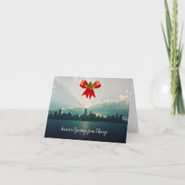 シーズンズグリーティングズシカゴホリデーカードスカイライン シーズンカード