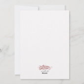 シーズンズグリーティングズフォトホリデーカード シーズンカード (裏面)