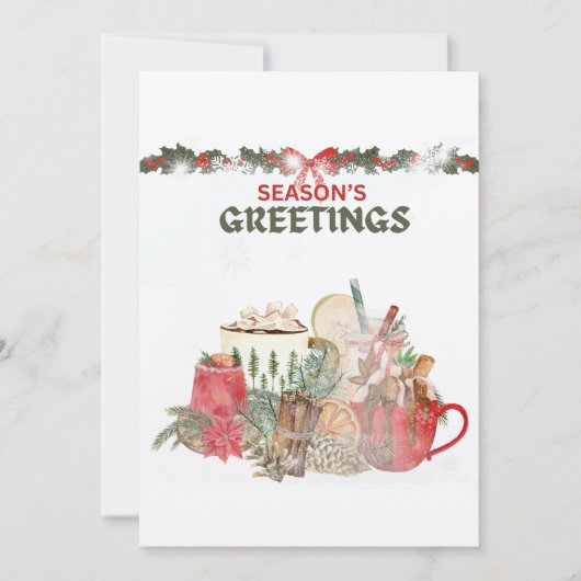 シーズンズグリーティングデザイン シーズンカード (正面)
