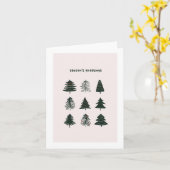 シーズンズグリーティングハンドローンホリデーカード カード (黄色い花)