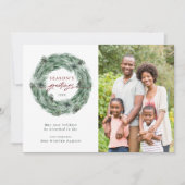 シーズンズグリーティングパインツリーリース写真 シーズンカード (正面)