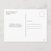 シーズンズグリーティングビジネスホリデーポストカード シーズンポストカード (裏面)