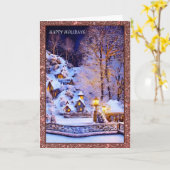 シーズンズグリーティングホリデーカード カード (黄色い花)