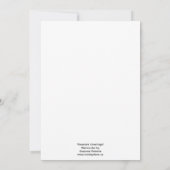 シーズンズグリーティングホリデーカ空白のード サンキューカード (裏面)