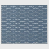 シーズンズグリーティングホワイトスターラッピング紙 ラッピングペーパー (フラット)