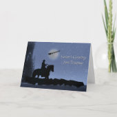 シーズンズグリーティングモンタナカウボーイ教会 カード (正面)