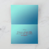 シーズンズグリーティングラブラドールパピーサンタハット シーズンカード (内部)