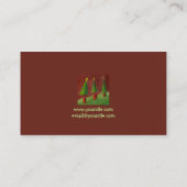 シーズンズグリーティングランドスケープ名刺 名刺 (裏面)