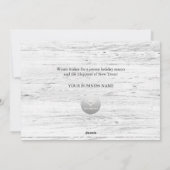 シーズンズグリーティングヴィンテージブラックトラックビジネス シーズンカード (裏面)