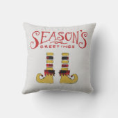 シーズンズグリーティング小妖精や小人シューズ クッション (裏面)