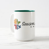 シーズンズコーヒーマグ – 春 ツートーンマグカップ (正面左)