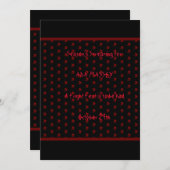 シーズンズスクリーニングハロウィーン誕生日招待状 招待状 (正面/裏面)