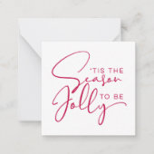 シーズンズトゥベホリデーすてき ノートカード (正面)