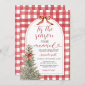 シーズンズトゥーブウ結婚したブライダルシャワー 招待状 (正面/裏面)