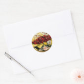 シーズンズフルーツさくらんぼ,さくらんぼジャム瓶を保存 ラウンドシール (封筒)