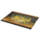 シーズンズフルーツのレモンと白い花 カッティングボード (角)