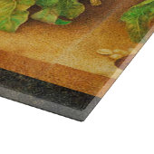 シーズンズフルーツのレモンと白い花 カッティングボード (角)