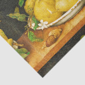 シーズンズフルーツのレモンと白い花 薄葉紙 (詳細)