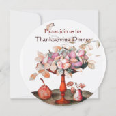 シーズンズフルーツ5感謝祭ディナーパーティー 招待状 (正面)