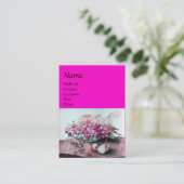 シーズンズフルーツ/いちご,梨明るい赤紫色ブルー 名刺 (スタンド正面)