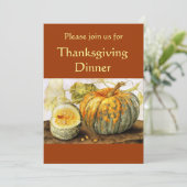 シーズンズフルーツ/カボンプキンサンクスディナー 招待状 (スタンド正面)