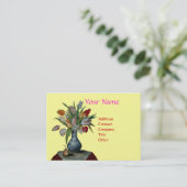 シーズンズフルーツ – カラフル TULIPS MONOGRAM 名刺 (スタンド正面)