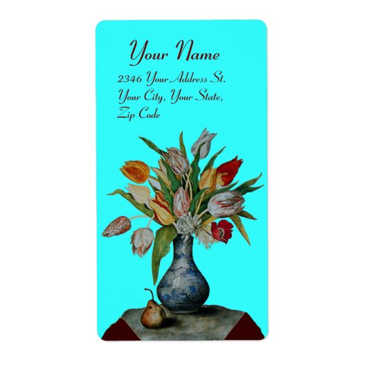 シーズンズフルーツ – チューリップ青いターカーゼ ラベル (正面)