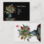 シーズンズフルーツ – TULIPS MONOGRAM白黒 名刺 (正面/裏面)