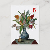シーズンズフルーツ – TULIPS MONOGRAM白黒 名刺 (裏面)